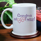 Grandmother of Twins Personalized Mug